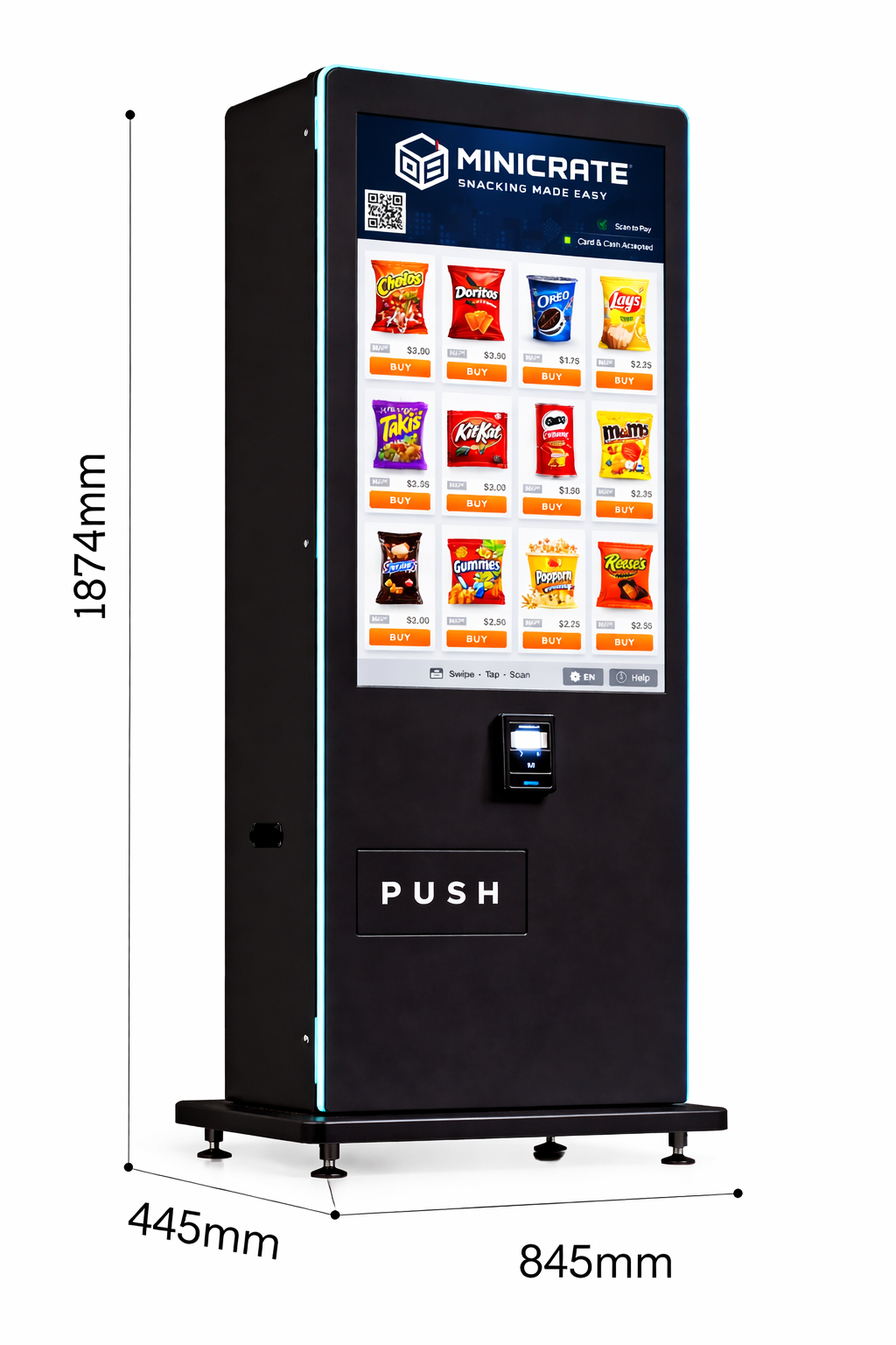 Mega Tower, Standing Vending Machine
