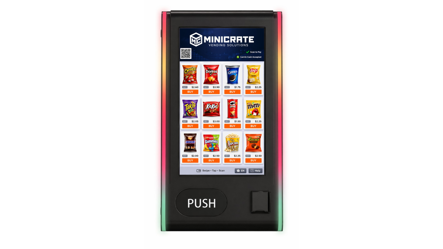 Mega Wall, Wall Mounted Vending Machine